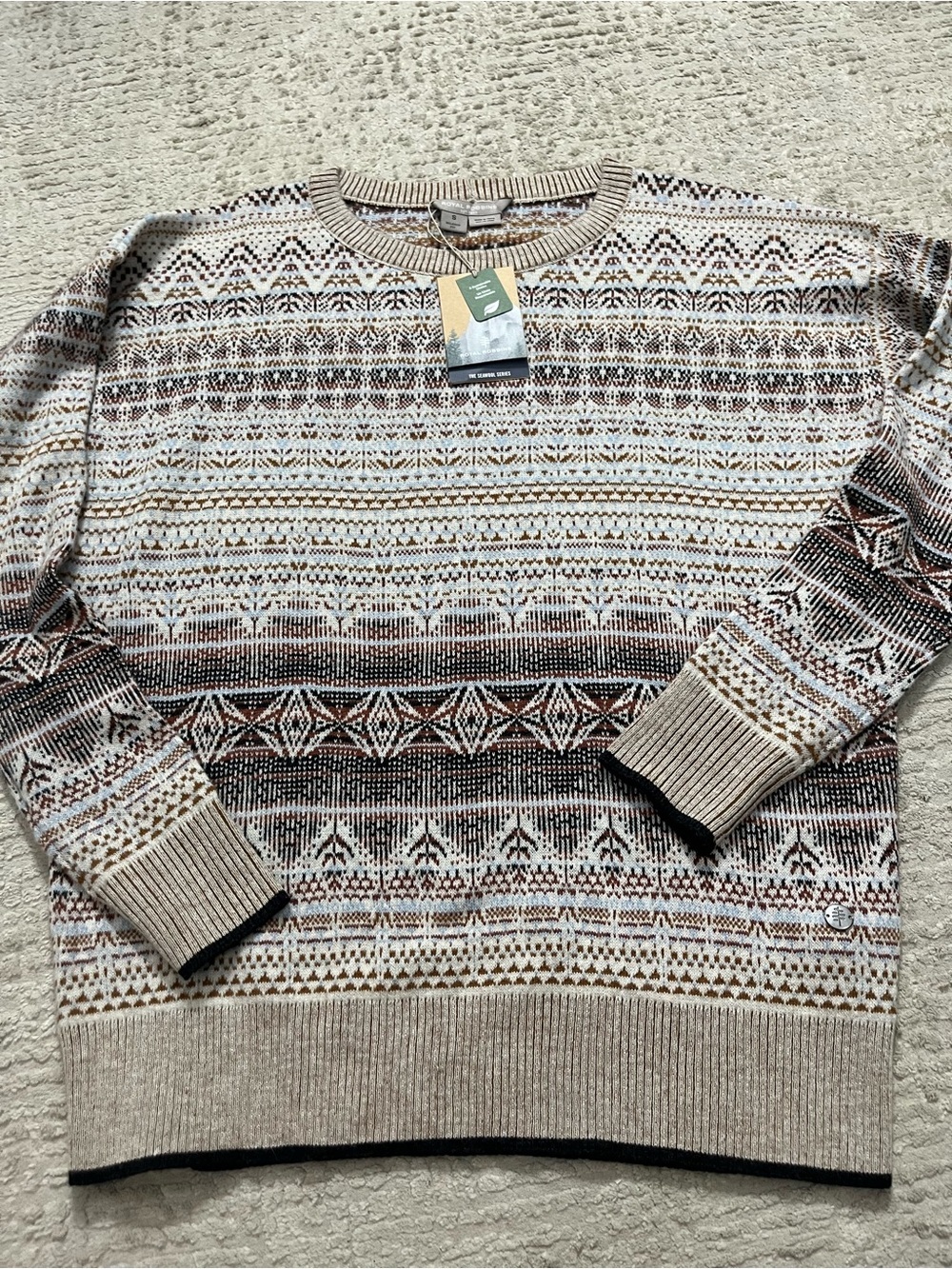 NWT Royal Robbins Westlands Relaxed Pullover Wool Blend Sweater